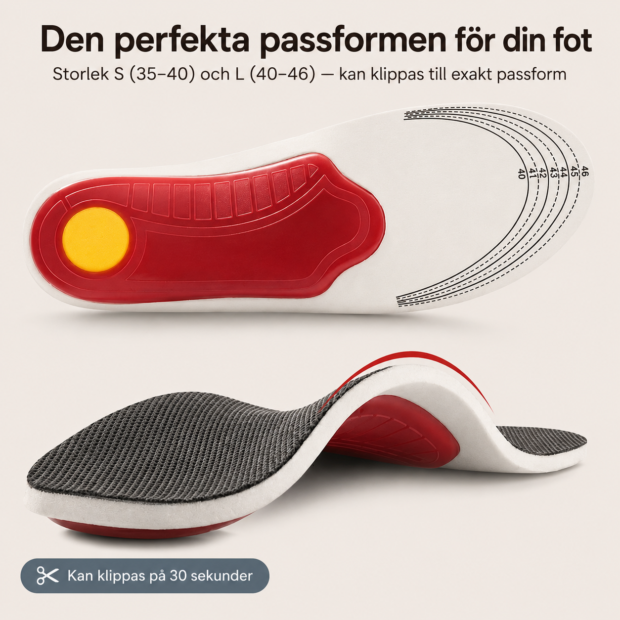 FlexStep™ – Orthopädische Stützeinlagen für langanhaltenden Komfort