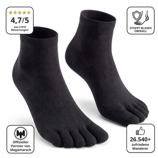 Coolmax Performance Zehensocken 2.0