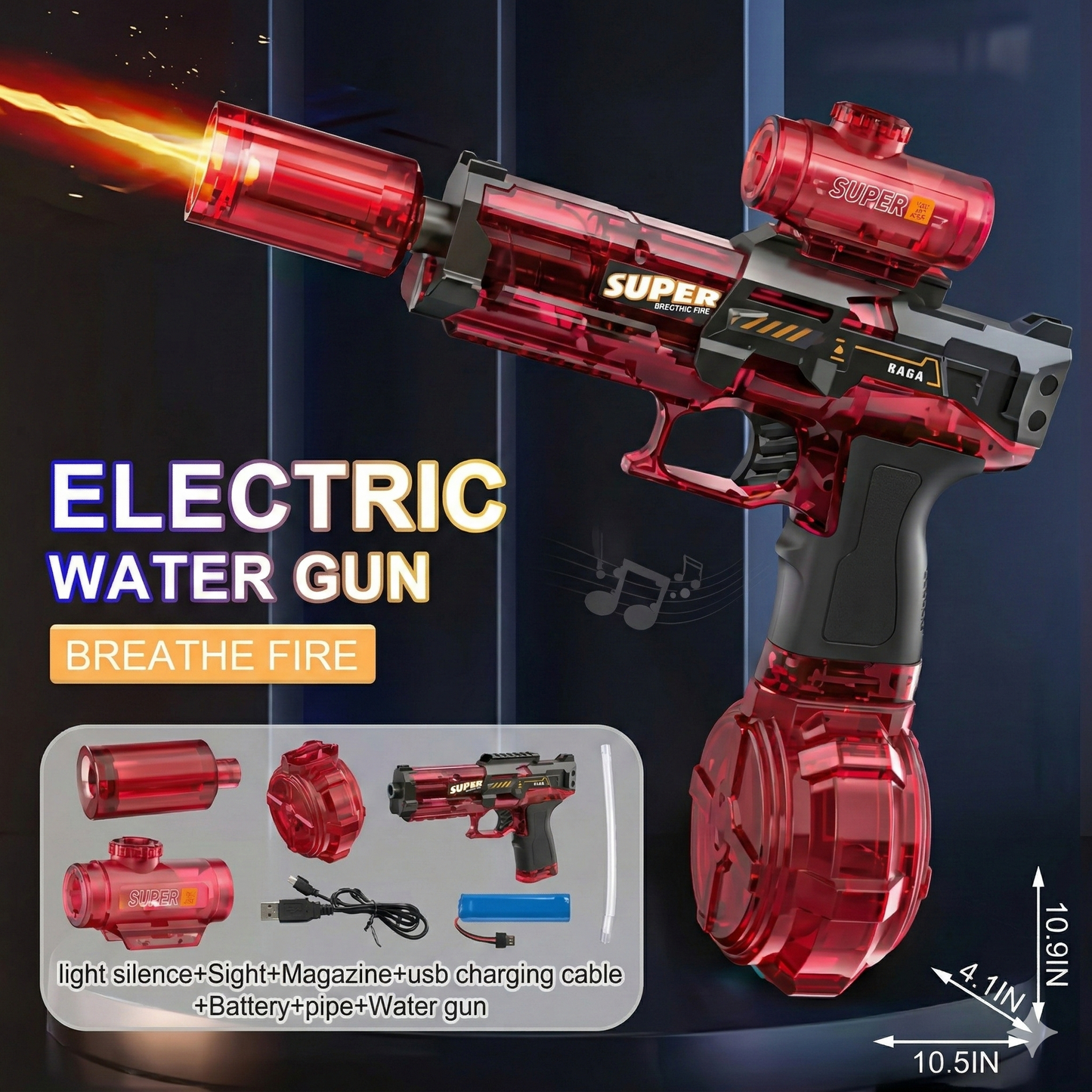 AquaBlock™ – Elektrische Wasserpistole