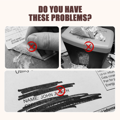 🤫📦 50% KORTING! Stop met het verscheuren van je post alsof je een konijn in een kartonfabriek bent! Deze privacy roller met 17mm brede dekking maakt al je gevoelige info in 1 beweging onleesbaar – bijvulbaar, compact, en sneller dan elke shredder!